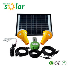 Solar Home lighting with 3 led Bulbs and 1 solar panel module,solar powered lighting